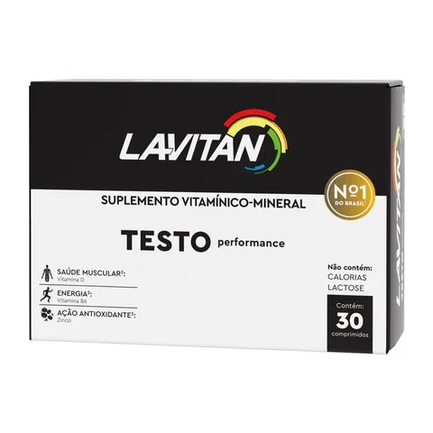 Multivitamínico Lavitan Testo Com 30 Comprimidos