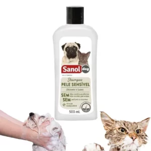 Shampoo Pele Sensivel Sanol Dog 500ml