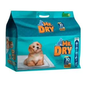 Tapete Higiênico para Cães Mr Dry com 30 Unidades