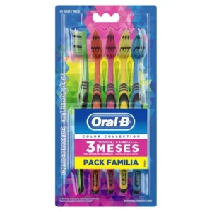 Escova Dental OralB Color Collection Pack com 5 Unidades