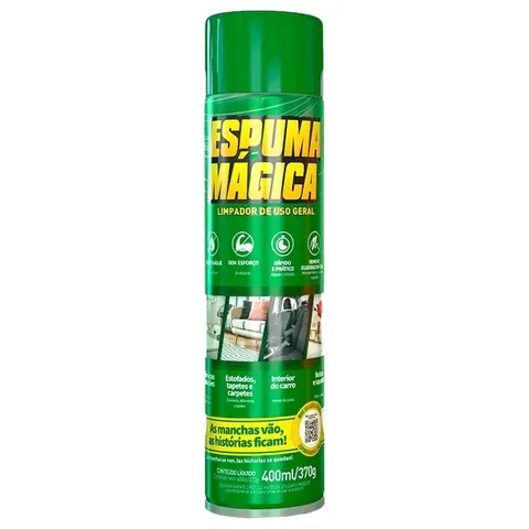 Espuma Mágica Spray Limpa Seco Uso Geral 400ML Proauto 2087