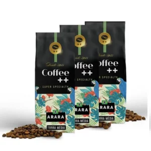 Coffee Mais Café Grãos Super Especial 100 Arábica Torra Média ARARA Pack 3 Unidades de 250g