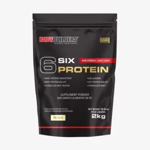 Whey Protein Isolado 6 Six Protein 2kg Bodybuilders Suplemento para Definição e Performance