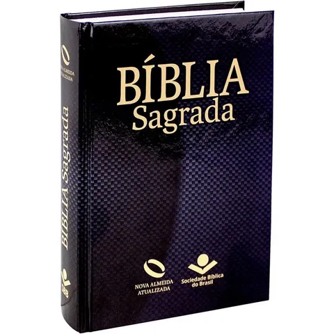 Bíblia Sagrada Letra Maior NAA Capa Dura Preta