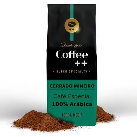 Café Especial Torrado e Moído Cerrado Mineiro Coffee Mais 100 Arábica Torra Média 250g