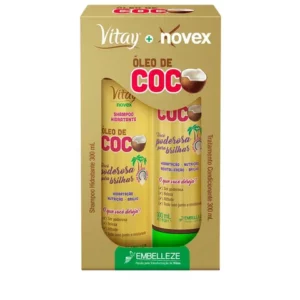 Shampoo e Condicionador Vitay Novex Óleo de Coco 300ml