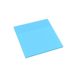 Bloco Adesivo Pet Azul Pastel Transparente 75x75MM 50Fls EI151