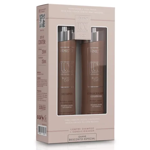 Kit Promo Shampoo Cond Amend Luxe Creations Blonde Care