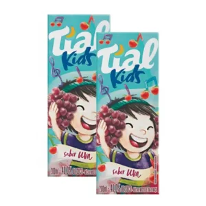 Kit 2 Suco Tial Kids Uva 200ml