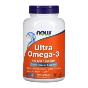 Ultra Omega 3 Now Foods 180 Softgels No Brasil