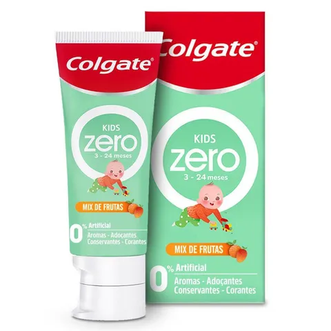 Gel Dental Colgate Zero Kids 3 a 24 meses Mix de Frutas 50 g