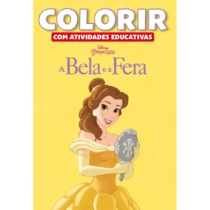 Colorir Atividades Educativas Disney A Bela e a Fera