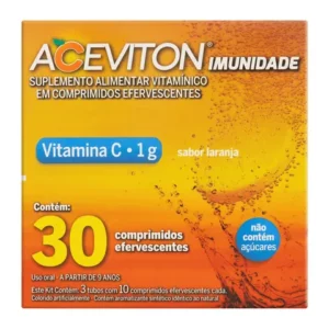 Vitamina C Aceviton Imunidade 30 Comprimidos Efervescentes