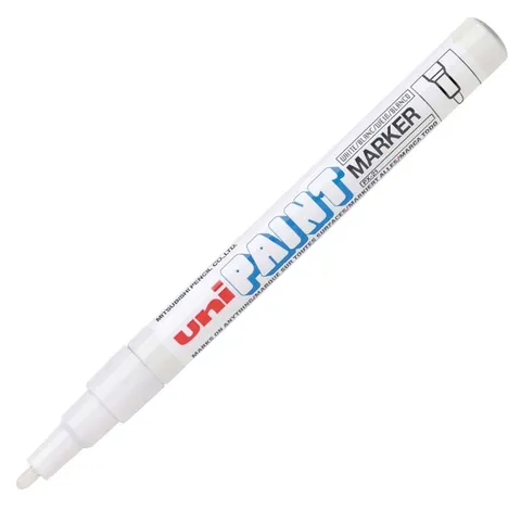 Pincel marcador permanente branco PX21 UniPaint