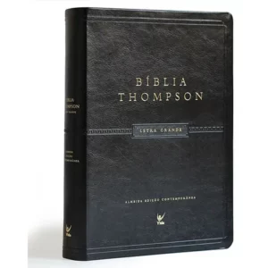 Bíblia de Estudo Thompson AEC Letra Grande Preta Luxo
