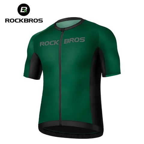 ROCKBROS Bicicleta Jersey Camiseta Esportiva De Ciclismo De Verão Primavera Quick Dry Breathable Bike Clothing