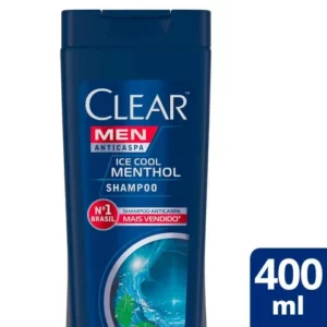 Shampoo Clear Men Anticaspa Ice Cool Menthol com 400ml