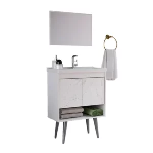Gabinete Banheiro 100 MDF Torino 63 cm