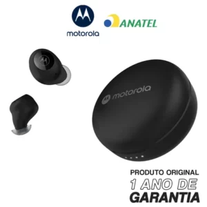 Fone Bluetooth Motorola Moto Buds 250 Carregamento sem fio