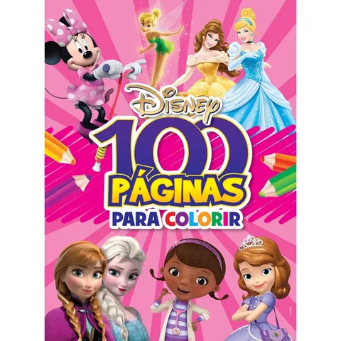 100 Páginas para Colorir Disney Meninas