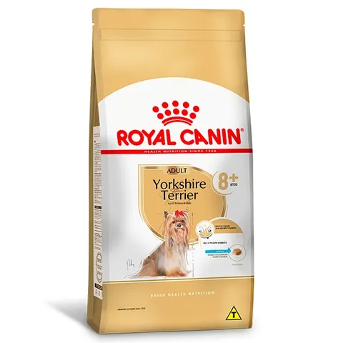 Ração Royal Canin para Cães Adultos da Raça Yorkshire com 8 anos ou mais de idade 25Kg
