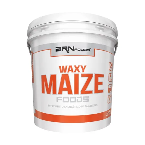 Waxy Maize Foods 4kg Balde Sabor Natural carboidrato de rápida absorção BRNFOODS