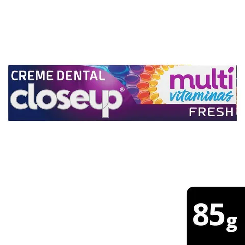Creme Dental Closeup Multivitaminas 12 Benefícios Fresh 85g