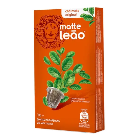 Cápsula de chá original com 10 unidades Matte Leão