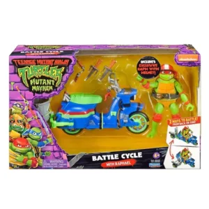 As Tartarugas Ninja Veículo Battle Cycle com Raphael