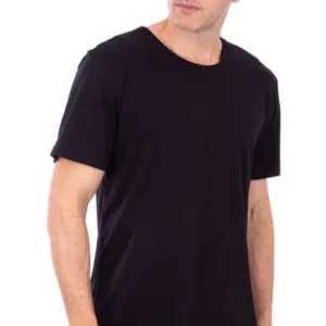 Camiseta Masculina Preto Lisa
