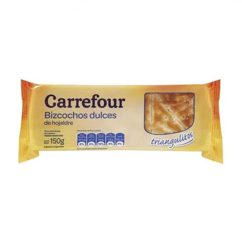 Biscoito Folheado Carrefour Triangulitos 150g