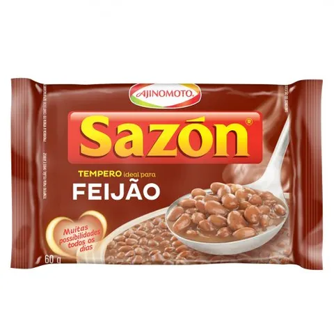 Tempero Pronto para Feijão com Sal Sazon 60g
