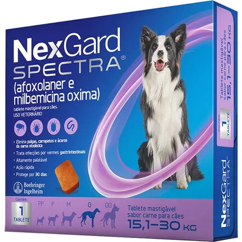 NexGard Spectra para Cães de 151 a 30 Kg 1 Tablete