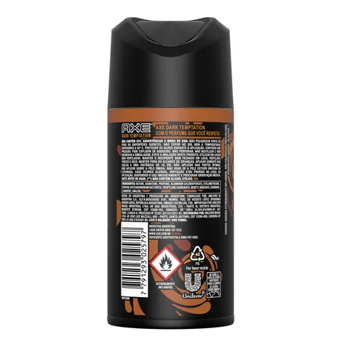 Desodorante Antitranspirante Aerosol Axe Dark Temptation 90g