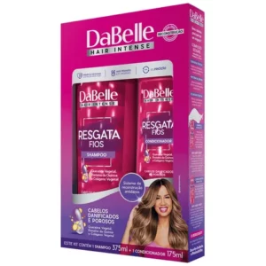 Kit DaBelle Hair Intense Resgata Fios Shampoo 375ml Condicionador 175ml 2 produtos