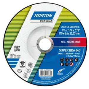 Disco de desbaste para metal 412 x 14 x 78 BDA640 Norton