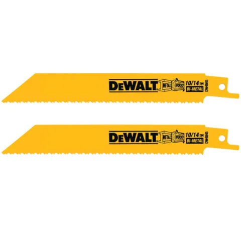 Cartela de lâmina para serra sabre 6 14 dentes com 2 peças DW48452 Dewalt