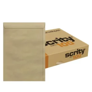 Envelope saco Kraft SKN332 229x324mm caixa com 100 unidades Scrity
