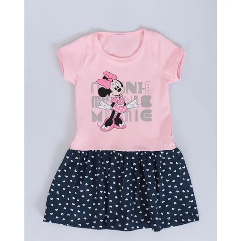 Vestido Bebê Minnie Mouse Disney Rosa