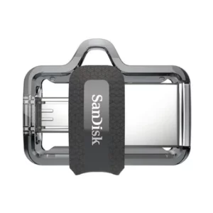 Pen Drive Sandisk 64gb Micro Usb e Usb 30 PretoPrata