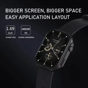 Smartwatch Zwear Zl80 Chamada BT 52 Tela 2 p Android Ios