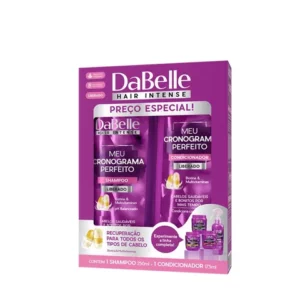 Kit DaBelle Hair Intense Meu Cronograma Perfeito Shampoo 250ml Condicionador 175ml 2produtos