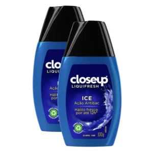 Gel Dental Close Up Liquifresh Ice 100g Kit com duas unidades