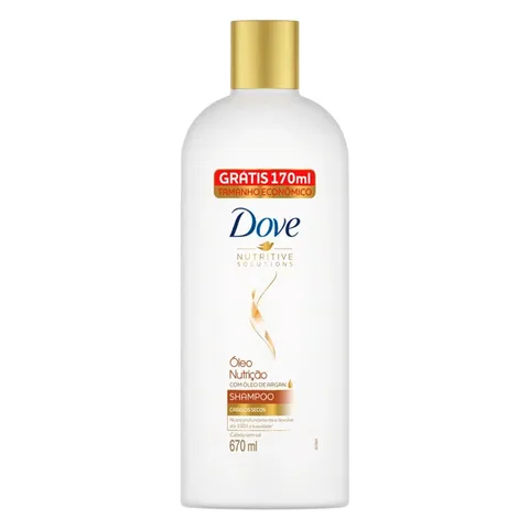 Shampoo Dove Óleo Nutrição 670ml
