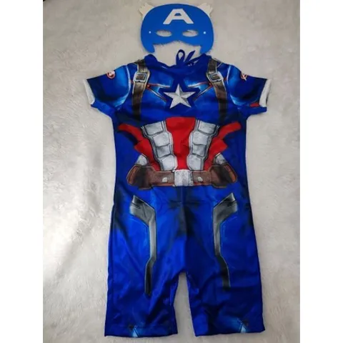 Fantasia Infantil Masculina Capitão América dos VingadoresAvengers