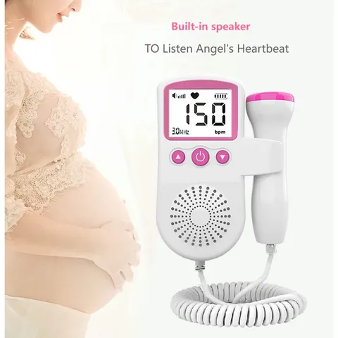 Dopler Fetal Monitor de Batimentos Cardíacos Bebê
