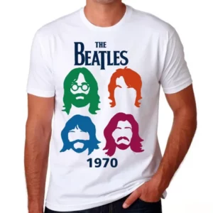 Camiseta The Beatles Banda Rock Camisa Unissex Tradicional TSHIRT Envio rapido