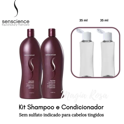 Kit True Hue Profissional da Senscience Shampoo e Condicionador fracionado