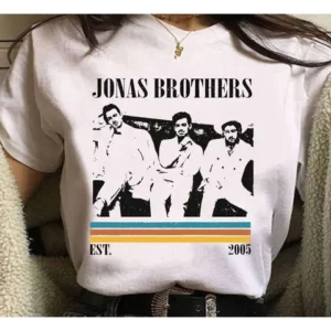 Camiseta Jonas Brothers Tour Aesthetic Unissex