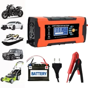 Carregador Smart Bateria12v 10A 24v 5A Carro Moto Caminhão 150AH